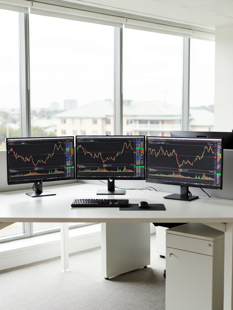 Financial trading workspace
